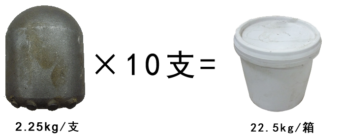 85/2旋挖截齒座重量和包裝